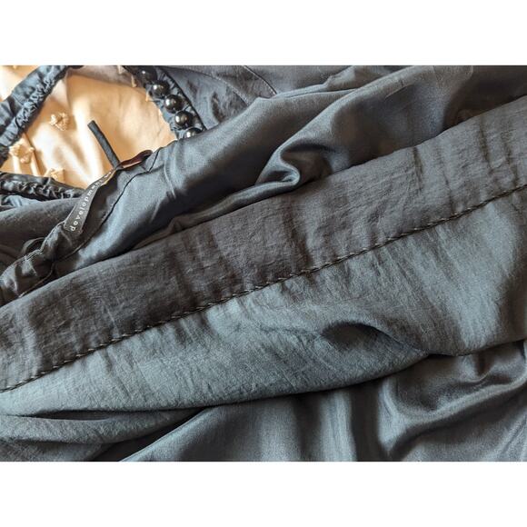 Development by Erica Davies Studded /beaded Tank Racerback 100% silk lined top - Picture 11 of 11